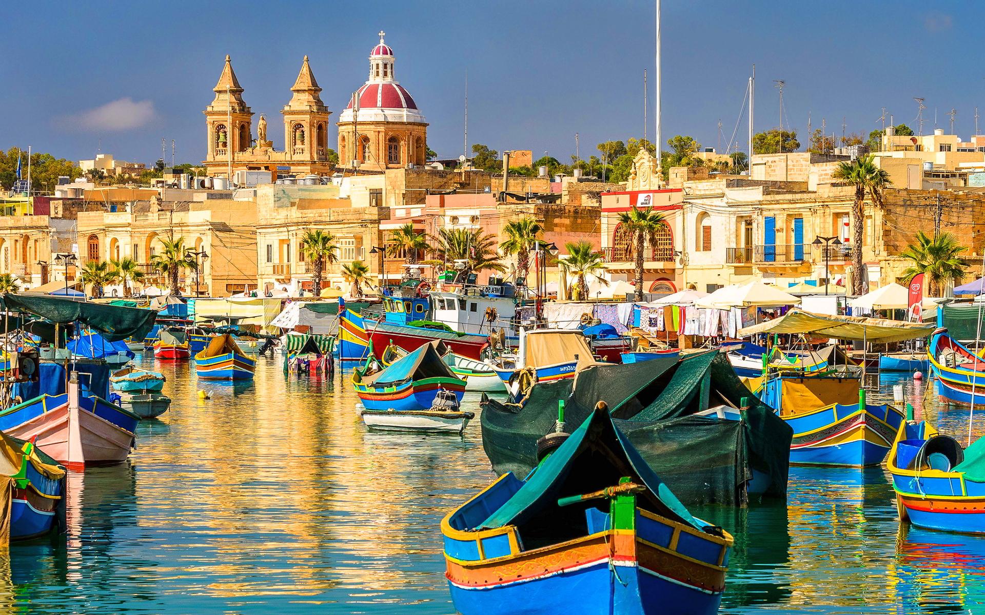 Illustrative view of Malta’s coastline